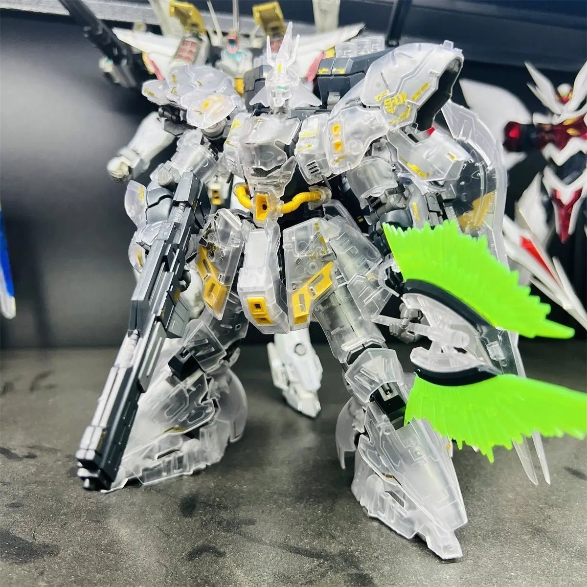 【New product】SIHAI MODEL RG 1:144 Color Transparent Version SAZABI Assembly Model High Quality Collectible Action Figure Model