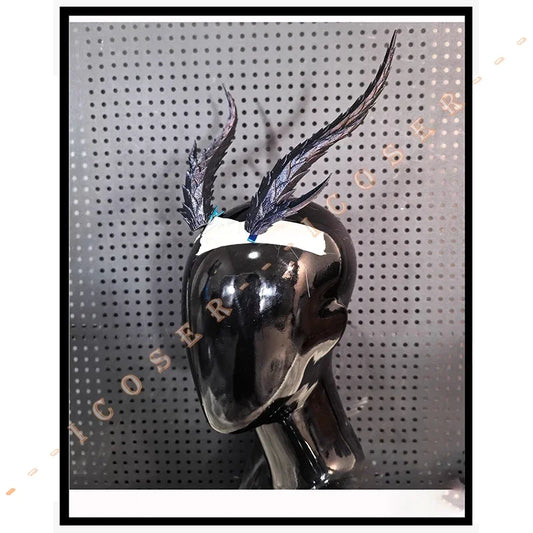 Anime Movies Nezha 2 Ao Run Cosplay Loong Horns Headwear Props Accessory Nezha Mo Tong Nao Hai Halloween Party for Women Gifts