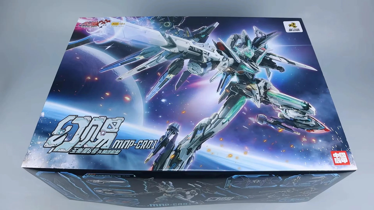 100% Genuine MOTOR NUCLEAR MNP-CR01 HUANCI 22CM Movable Model Toys Alloy Skeleton Mecha - Original Box