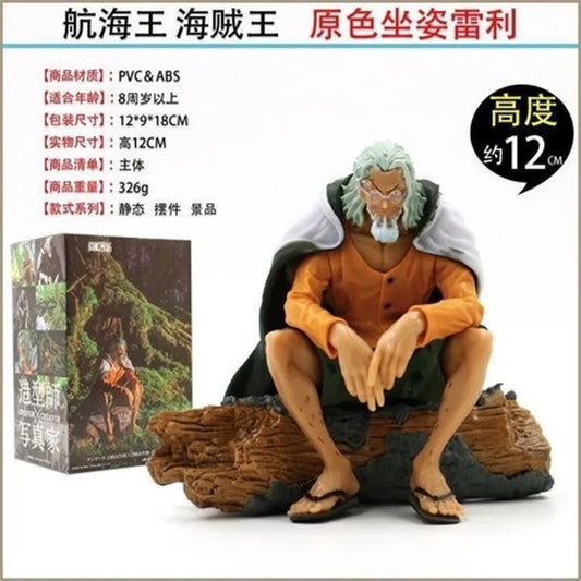 New 2025 Anime One Piece Silvers Rayleigh Action Figures Pvc Model Statue Room Collection Decoration Ornament Toy Birthday Gift