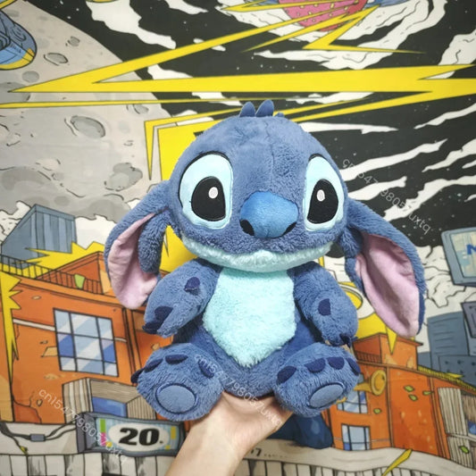 Cute Stitch Plush Toy Soft Lilo & Stitch Purple Angel Stuffed Anime Doll Cartoon Figure Alien Plushies Cuddly Pillow Gifts Girl