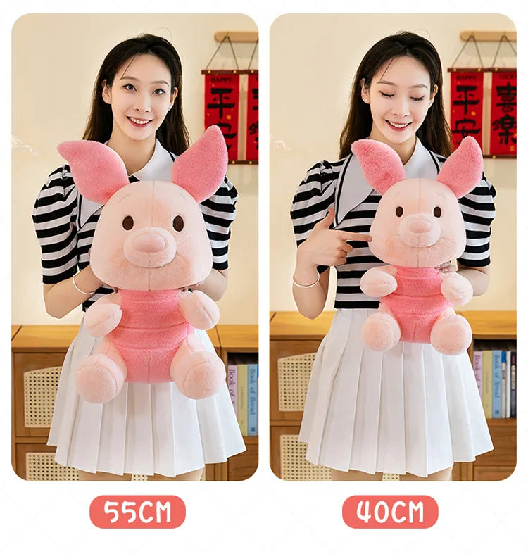 55/70/85cm Big Size Disney Piglet Kawaii Anime Plush Stuffed Doll Cartoon Room Decoration Plush Pillow Children's Holiday Gifts