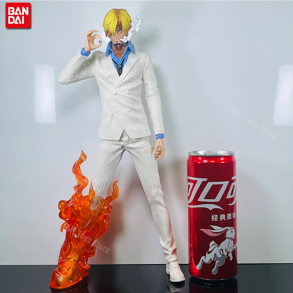 32cm One Piece Sanji Action Figure Vinsmoke Figma PVC Model Toy Collectible Souvenirs Birthday Gift for Kids - Black