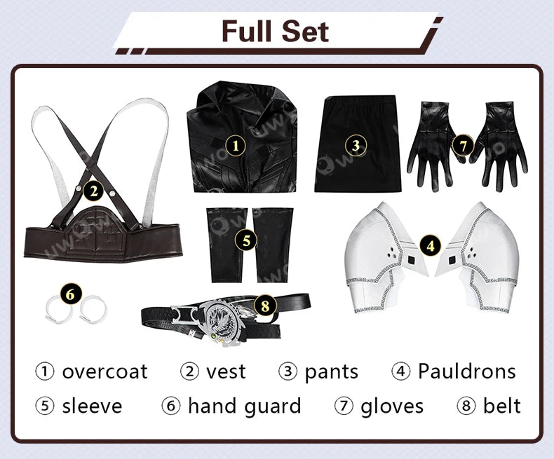 UWOWO Collab Series: Sephiroth Cosplay FF- 7 Sephiroth Cosplay Costume Halloween Costume