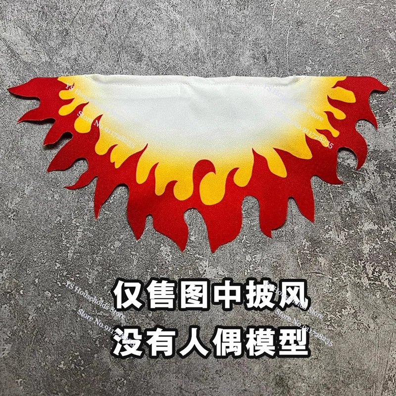 1/12 Rengoku Kyoujurou Anime Figure Mini Red White Cloak Toys Clothes Accessory For 6" Demon Slayer Shf Figma BUZZmod Soldier