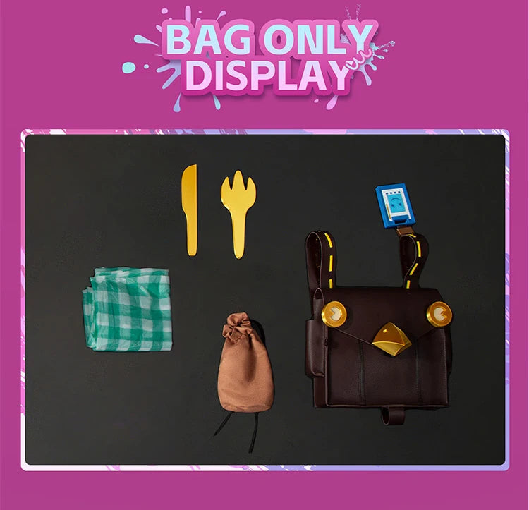 Neekoo Cosplay Costume Game Cosplay DokiDoki-R Neekoo Skin Super Fan Cosplay Women Cute Red Plush Costume Tail