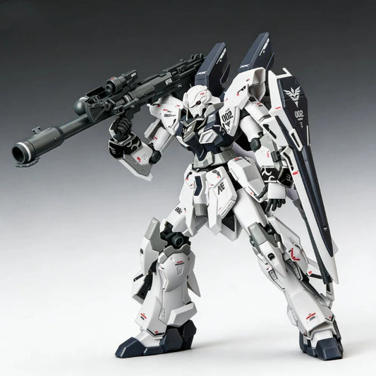 HG 1/144 217 Sinanju Stein Narrative Ver. White Prototype Action Figure Model Kit Desktop Decor Boy Gift