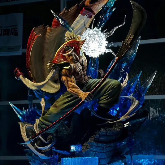 Pvc 40cm Edward Newgate Action Figure -Lx Gk Statue Whitebeard One Piece Collectible Toy Room Desktop Decoration Action Figures