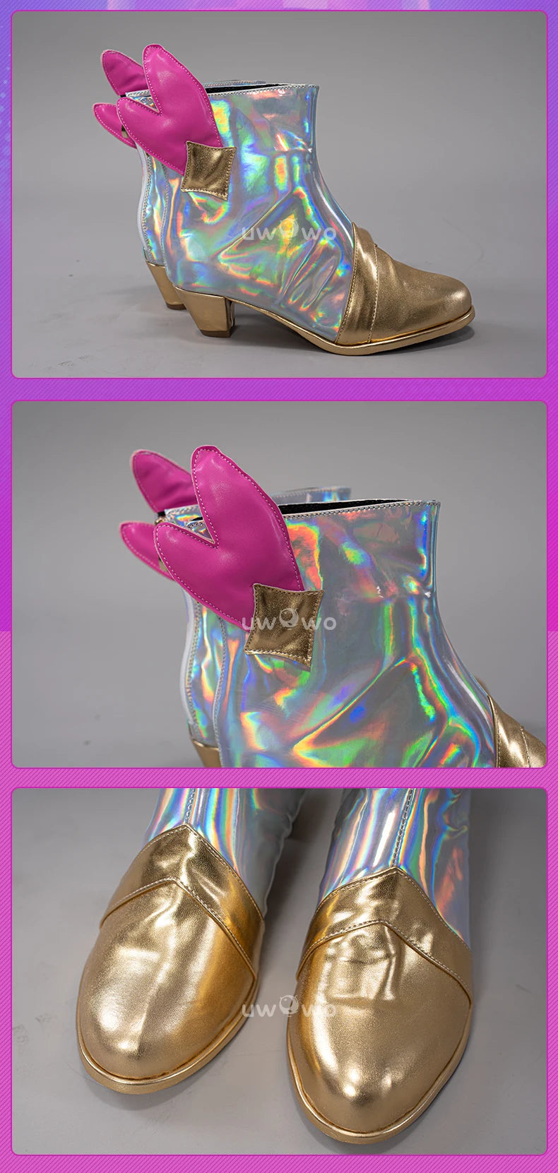 UWOWO League of Legends/LOL Costume Star Guardian Kai'Sa SG Kaisa Cosplay Shoes Boots