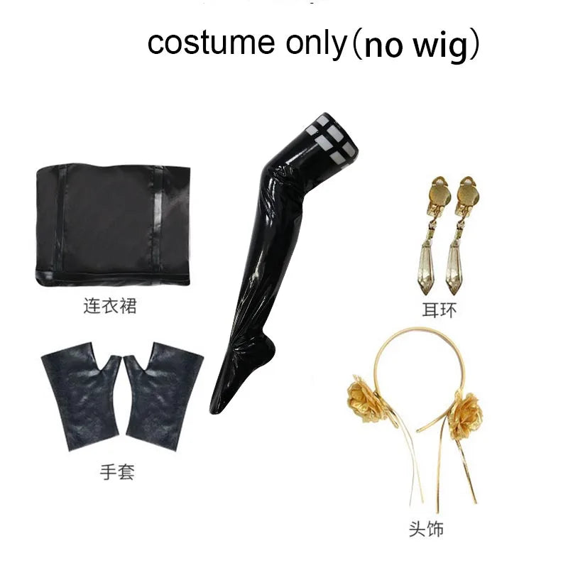 HOMCHEE TRENDS Yor Forger Cosplay Set Adult Cotton Polyester