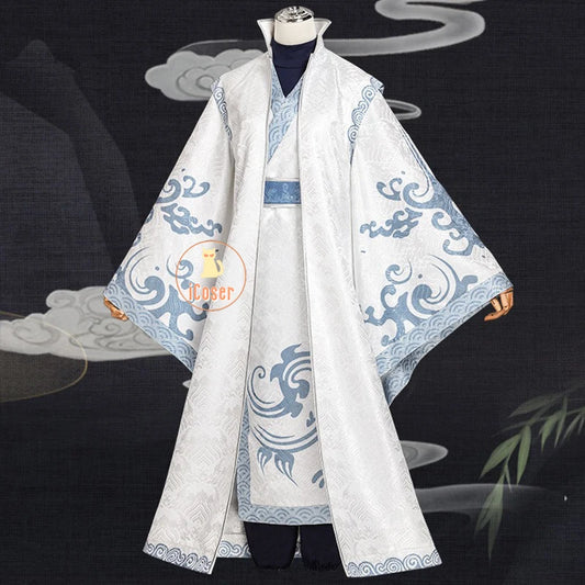 Anime Movies Nezha Aobing Cosplay Costume Wig Hanfu Uniform Horns Sticker Ao Bing Ancient Clothing Ne Zha 2 Halloween Women Men