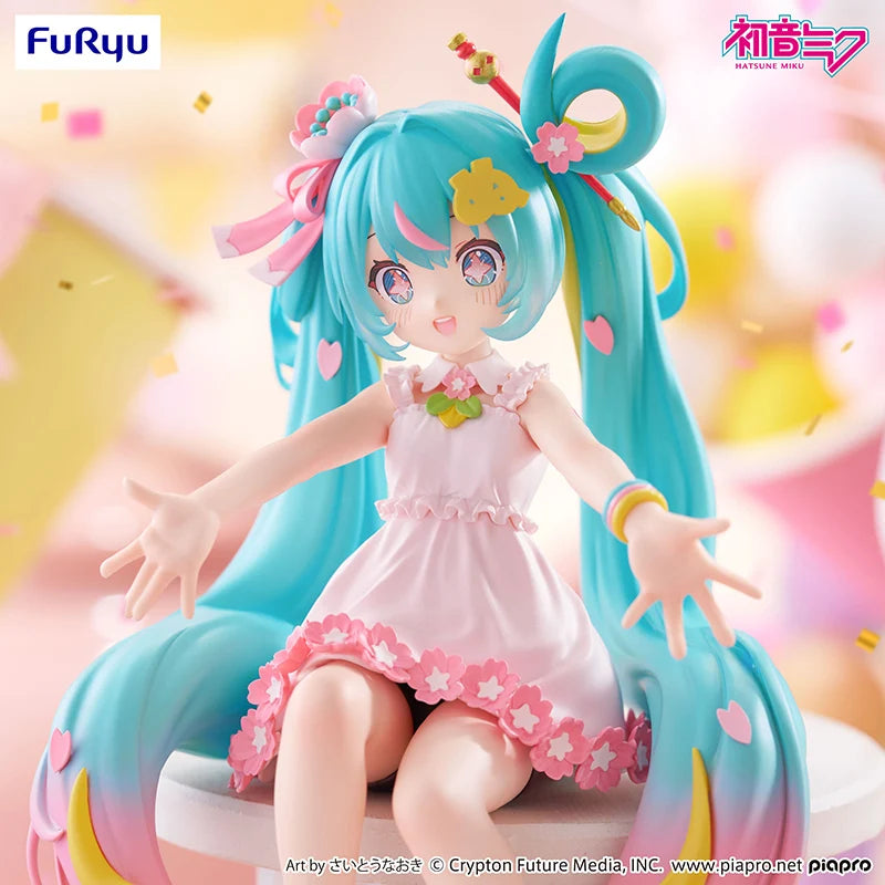 FuRyu Hatsune Miku Noodle Stopper 14.5CM PVC Model