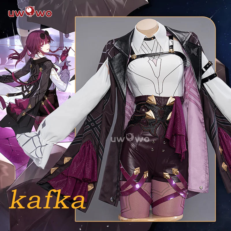 IN STOCK UWOWO Cosplay Kafka Honkai: Star Rail Kafka Cosplay Costume スターレイル Honkai Impact Cosplay Role Play Outfit