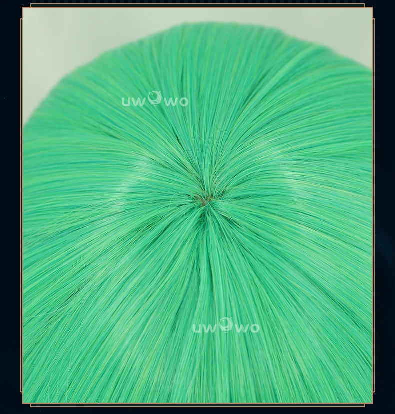 UWOWO Soraka Wig Game League of Legends/LOL: Star Guardian Soraka SG Cosplay Wig With Ear Long Hair Green 100CM Wig