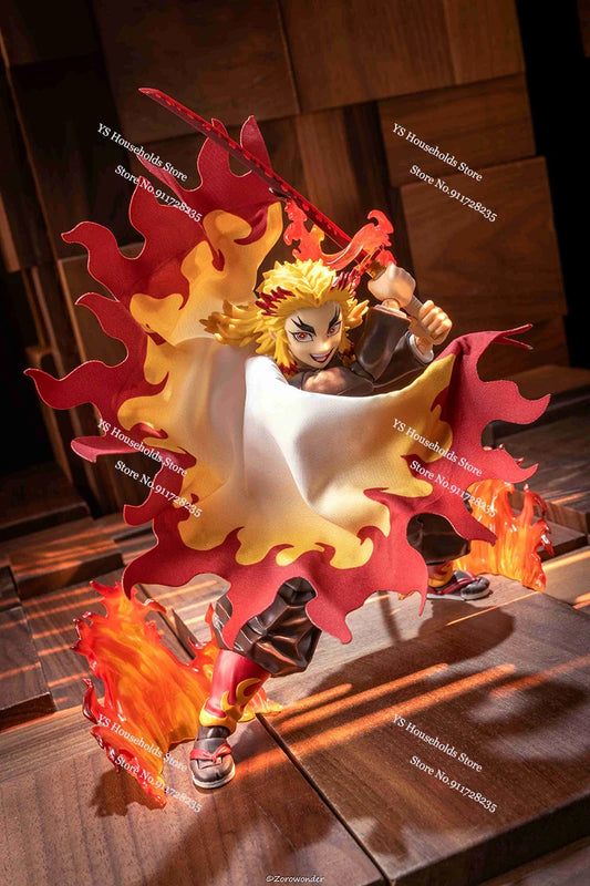 1/12 Rengoku Kyoujurou Anime Figure Mini Red White Cloak Toys Clothes Accessory For 6" Demon Slayer Shf Figma BUZZmod Soldier