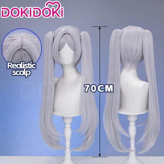 IN STOCK Frieren Wig Anime Frieren: Beyond Journey's End DokiDoki Frieren Cosplay Ear Clip Ears Free Cap