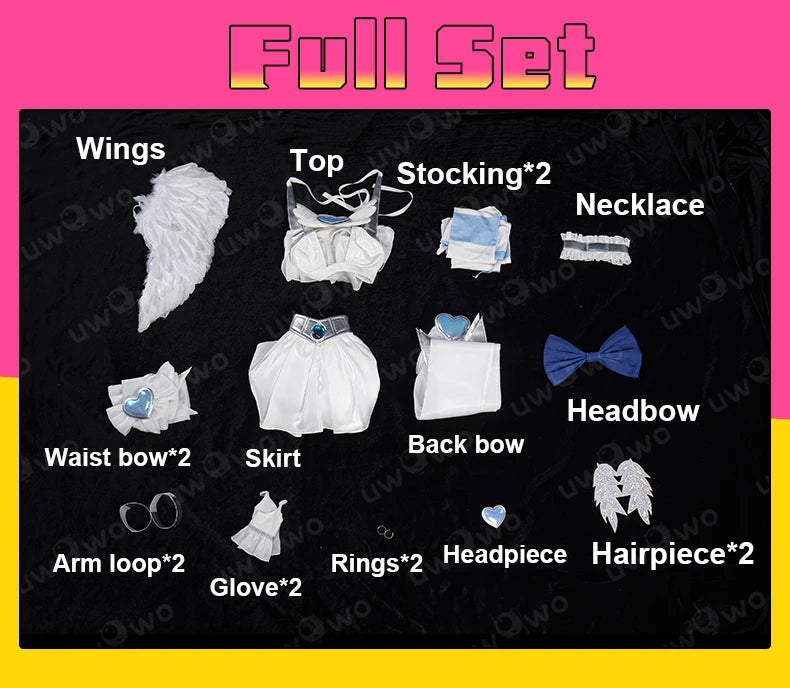 PRE SALE UWOWO Stocking Cosplay Anime New Stocking Cosplay Costume Stocking Angel Cosplay Costume S-3XL Halloween Costume