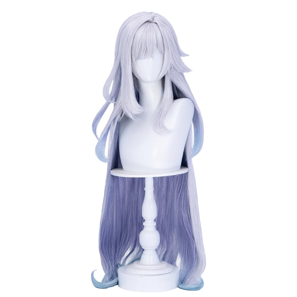 Skirk Cosplay Costume Genshin Impact S-2XL Dress and Gloves Plus Size Halloween Women Wig Sold Separately - Only