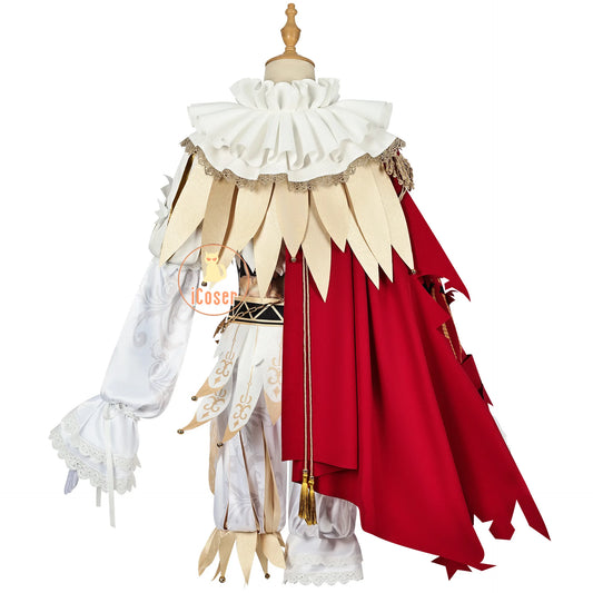 iCoser Identity V Hullabaloo Brightest Star Cosplay Costume Wig Mike Morton Uniform Hat Ring Halloween Party Women Men Carnival