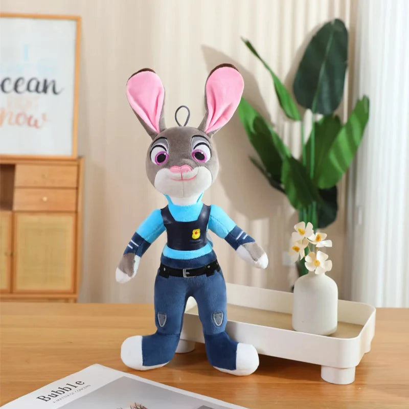 60cm Zootopia Judy Plush Toy Doll Nick Doll Ornaments Children Sleeping Pillow Cushion Couple Holiday Gifts Kids Birthday Gift