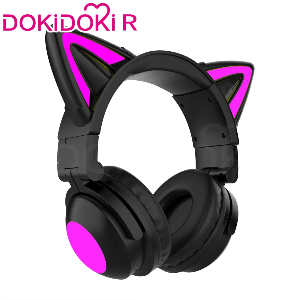 Yoisakii Kanadee Cosplay Costume Game DokiDoki-R Cosplay Women Cute Dress Cosplay Kanadee Bag Earphones Halloween Wig