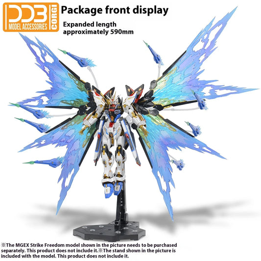In Stock DDB Strike Freedom Light Wing MGEX 1/100 Light Wing Special Effects Model Accessories Package Assembly Model Kit Gifts
