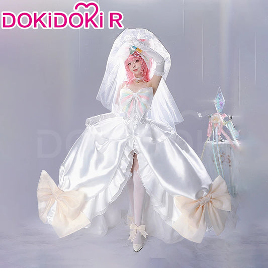 Hinamori Amu Cosplay Costume Anime Shugo Chara Cosplay DokiDoki-R Women Angel White Wedding Dress Hinamori Amu Costume Halloween