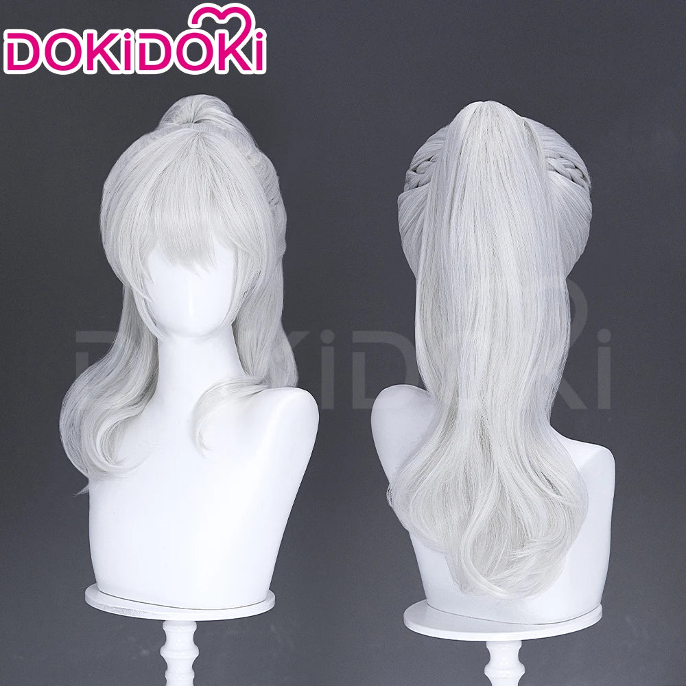 Nikki Cosplay Wig Game Infinity Dokidoki Women 80cm Long Pink Lolita with Free Cap - Ponytail / One Size / IN STOCK
