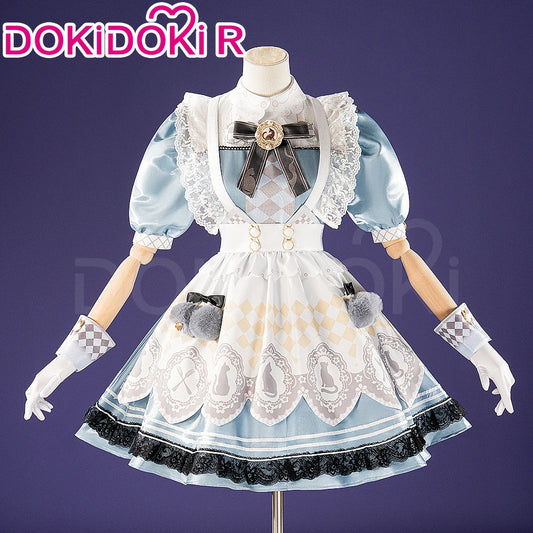 IN STOCK Nikki Cosplay Costume Game Infinity Nikki【S-3XL】DokiDoki-R Women Cute Lolita Dress Floral Memory Plus Size