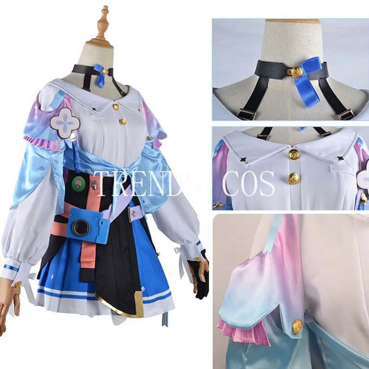 Honkai Star Rail March 7th Cosplay Costume Big Size Cotton Polyester