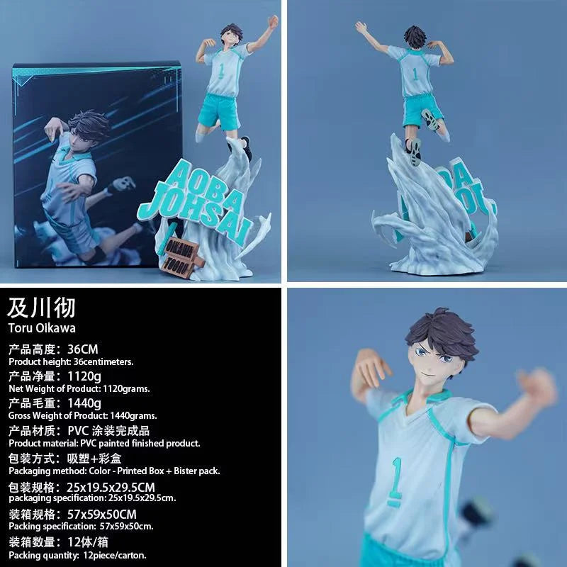 Gkanime Toru Oikawa Shoyo Hinata New Version PVC Painted Finished Character Model Action Figure Statue Gift