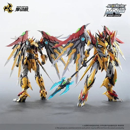 1/100 MG BAIQI MNP-XH01 Motor Nuclear Mecha Aobing Alloy Assembling Model Robot Toys Kids Gifts - without original box