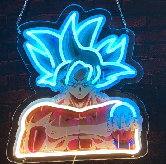 Custom Anime Acrylic Neon LED Light/Lamp Dragon Ball Z Artwork for Home Festival Decor Party Bar Hotel Salon Business Shop,Etc.