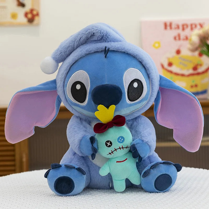 80cm Super Big Size Stitch Disney Anime Plush Stuffed Doll Lilo & Stitch Plushies Room Decorates Children's Pillow Holiday Gifts