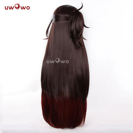 UWOWO Tingyun Wig Game Honkai Star Rail Nihility Fugue SP Tingyun Cosplay Wig Long Brown Hair