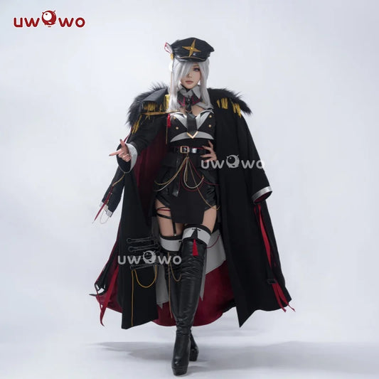 PRE SALE UWOWO Shenhe Cosplay Game Genshin Impact Fanart Shenhe Military Uniform Cosplay Costume With Coat Halloween Costume