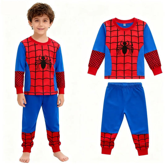 Boys Girls Pajamas Sets Kids Toddler 2 to 3 4 5 6 7 Years Cotton Long Sleeve Spring Fall Children Homewear Pijamas