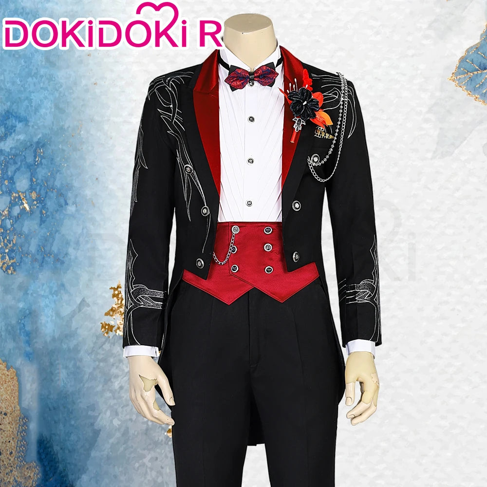 Sylus Rafayel Xavier Zayne Cosplay Costume Game Love and Deepspace【XS-2XL】DokiDoki-R Men Sylus Rafayel Wedding Suit Plus Size