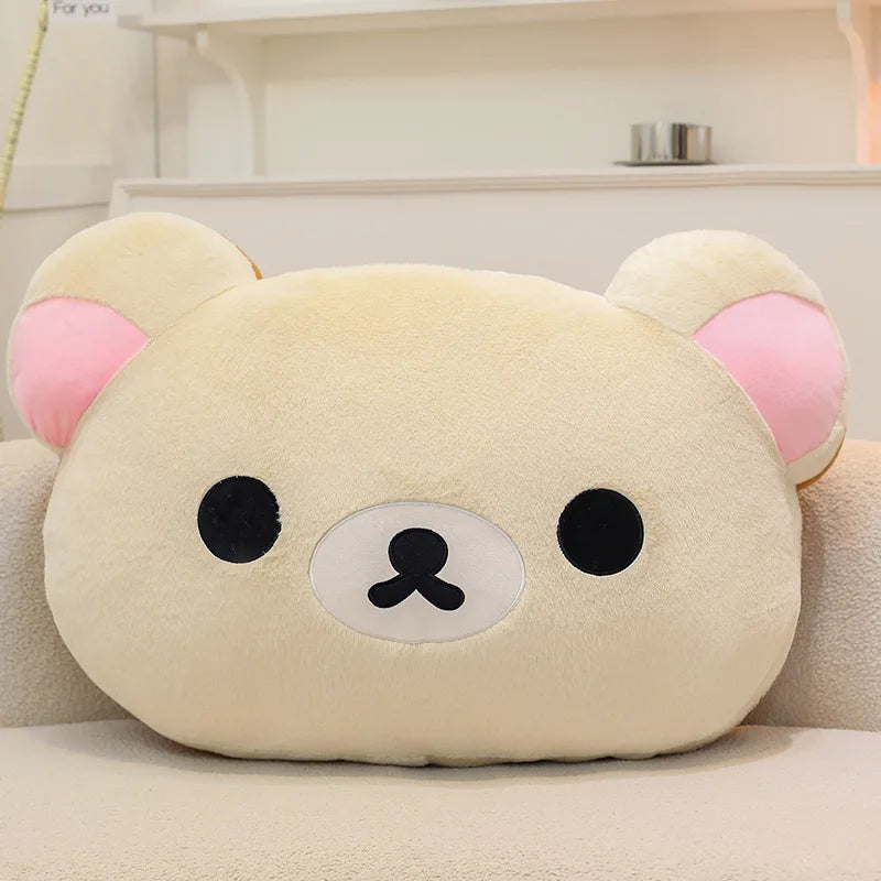 75CM Big Size Rilakkuma Kawaii Cartoon Anime Plush Stuffed Doll Room Decoration Plushies Pillow Cute Peluche Ornaments Gifts
