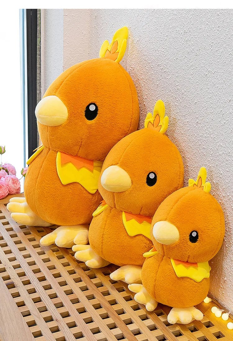 45/60/80CM Big Size Pokemon Torchic Plushies Cartoon Anime Plush Pillow Soft Doll Kawaii Stuffed Plushie Ornament Children Gift