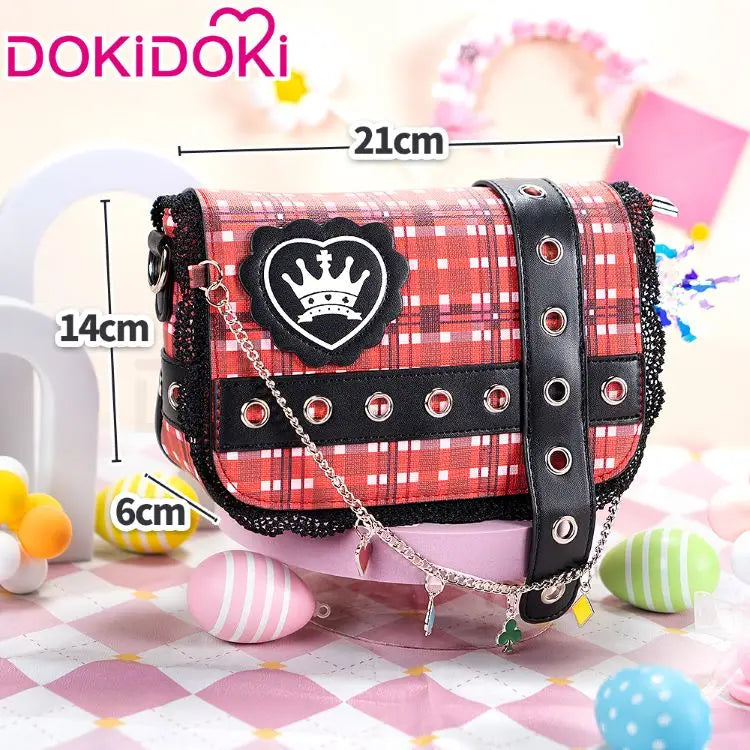 Hinamori Amu Cosplay Props Anime Shugo Chara! Cosplay Bag DokiDoki Women Red Cute Bag Amu Halloween Props