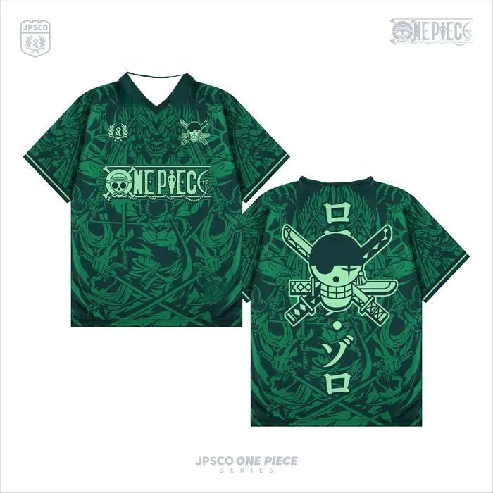 Fashion Vintage Retro Full Printing T-shirt Series Anime One Piece Anime Y2k Korean Style Kpop Baseball Hockey Unisex Tops Tees