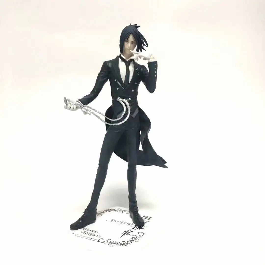 20CM Anime Black Butler Kuroshitsuji Sebastian Michaelis Figure 1/8 Animation Model Toy Gift Collection Action Figure PVC
