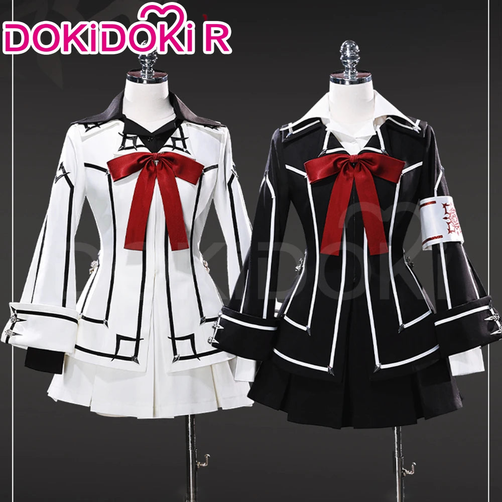 Clan Kaname Yuki Cross Souen Ruka Vampire Knight Dokidoki-R Anime Cosplay Uniform Set - Women Day Class / S