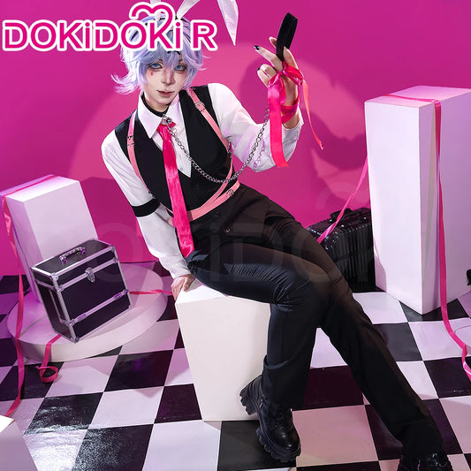 IN STOCK Mikuu Doujin Cosplay Costume【S-3XL】DokiDoki-R Mikku Rabbit Hole Cosplay Costume Men Ver Halloween