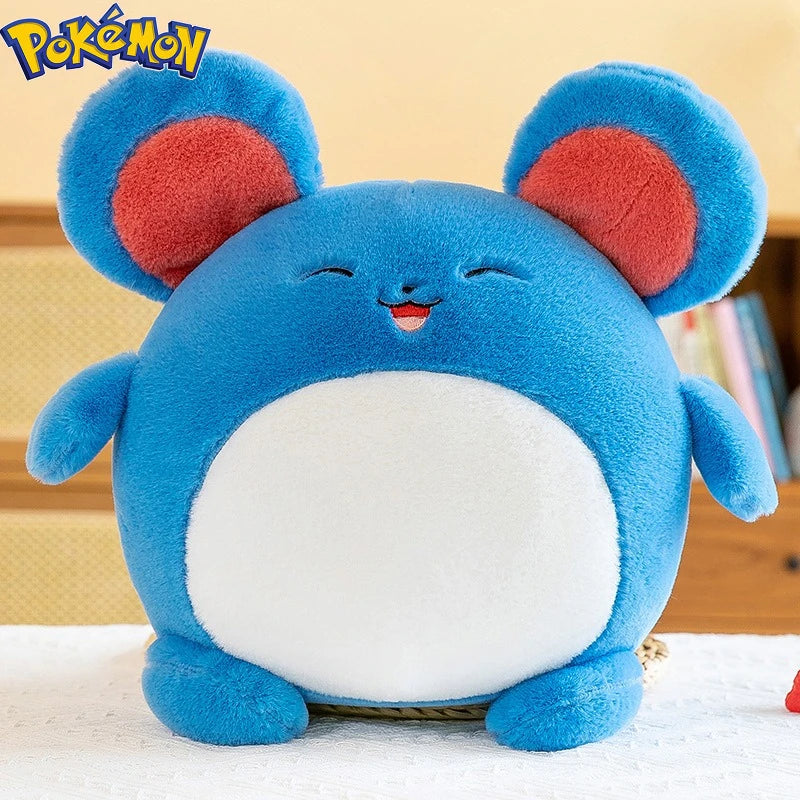 35/45/55CM Big Size Pokemon Marill Plushies Cartoon Anime Plush Pillow Soft Doll Kawaii Stuffed Plushie Ornament Children's Gift