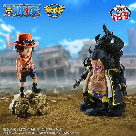 Bandai Banpresto One Piece WCF Portgas D. Ace VS Marshall D. Teach 8cm PVC