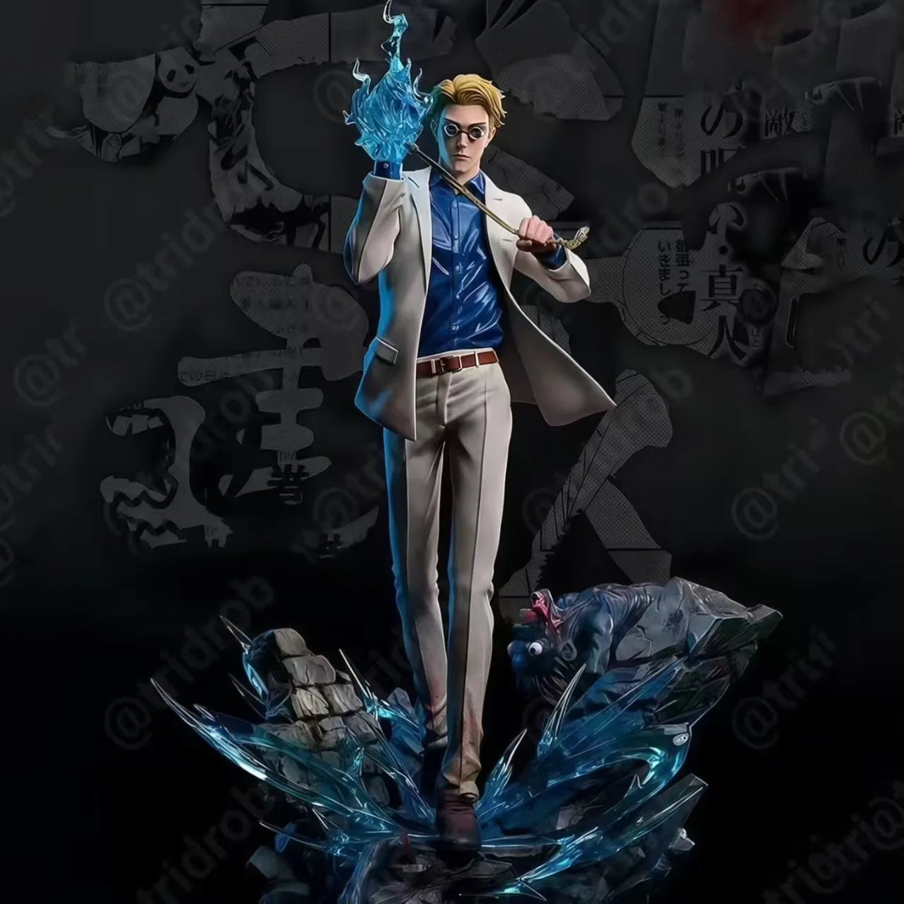 Anime Gk Jujutsu Kaisen Fantasy Nanami Kento Standing Posture Trendy Toy Statue Scene Model Figurine Boys Birthday Gift Ornament