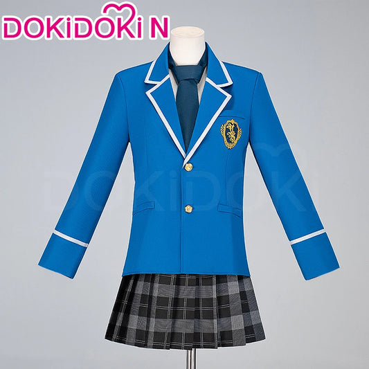Anzu Heroine Costume Cosplay Game Ensemble Stars【S-3XL】DokiDoki-N ES Costume Women School Uniform Plus Size