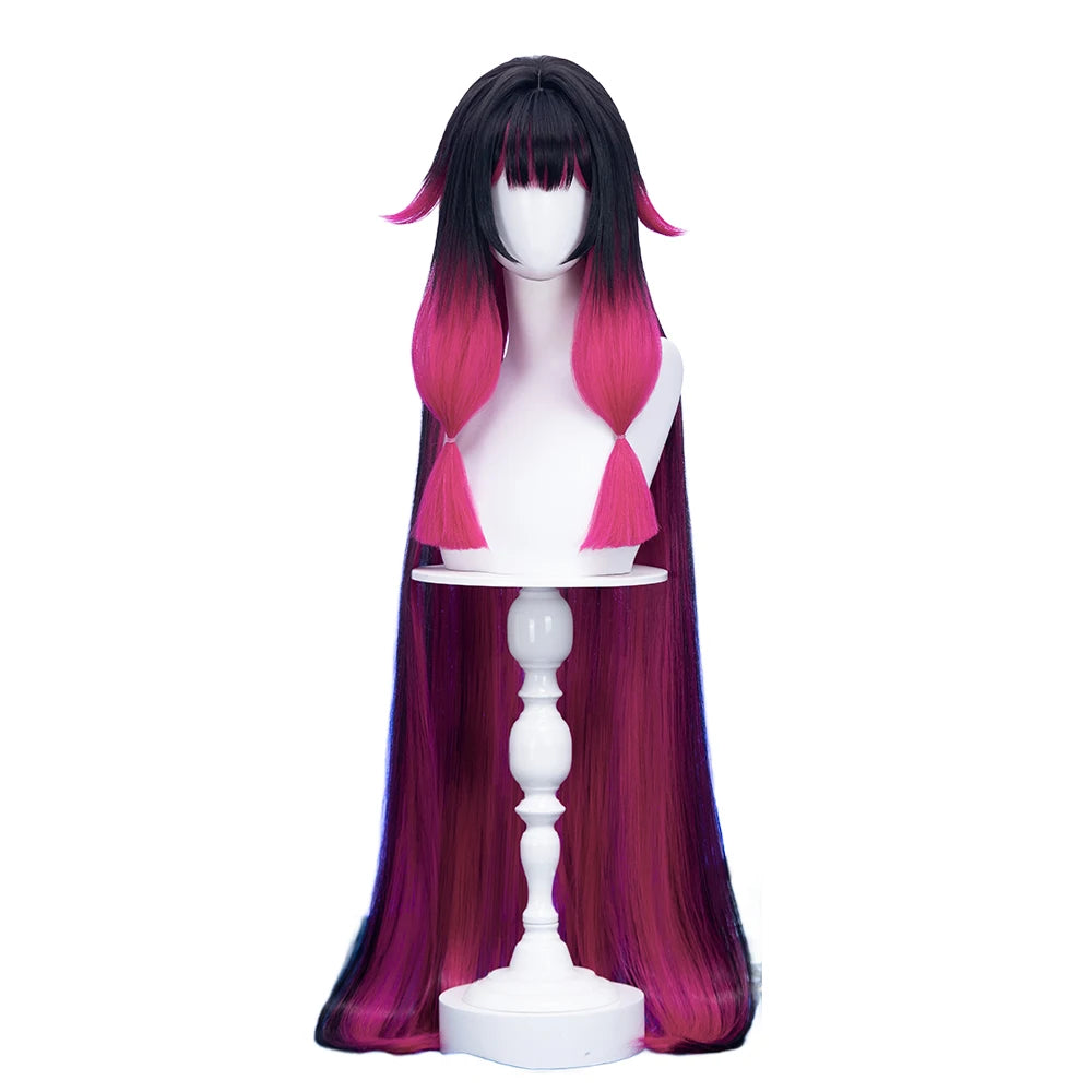 IN STOCK 120CM Columbina Wig Game Genshin Impact DokiDoki Fatui Harbinger Columbina Cosplay Women Cute Halloween Wig Free Cap